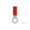 Te Connectivity Ring Terminal, #6 Stud Size, 18 AWG, 300 V, Vinyl, PVC Insulated, Red 171508-1 - alternate 5
